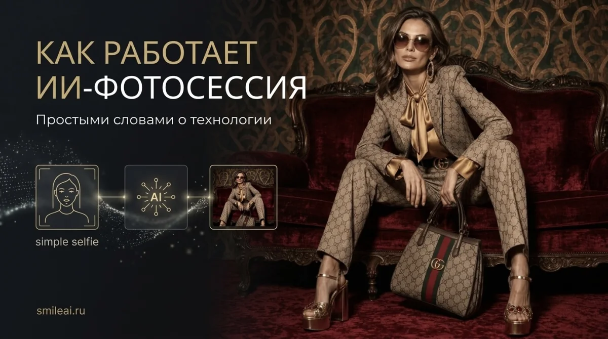 Как работает ИИ-фотосессия — пример результата нейросети