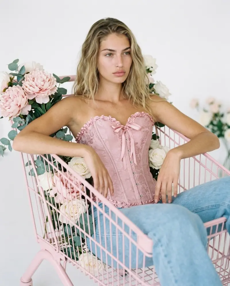 ИИ-фотосессия «Pink Shopping»